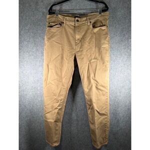 Banana Republic Mens 38x30 Slim Fit‎ Chinos Pants Tan Cotton Blend Casual